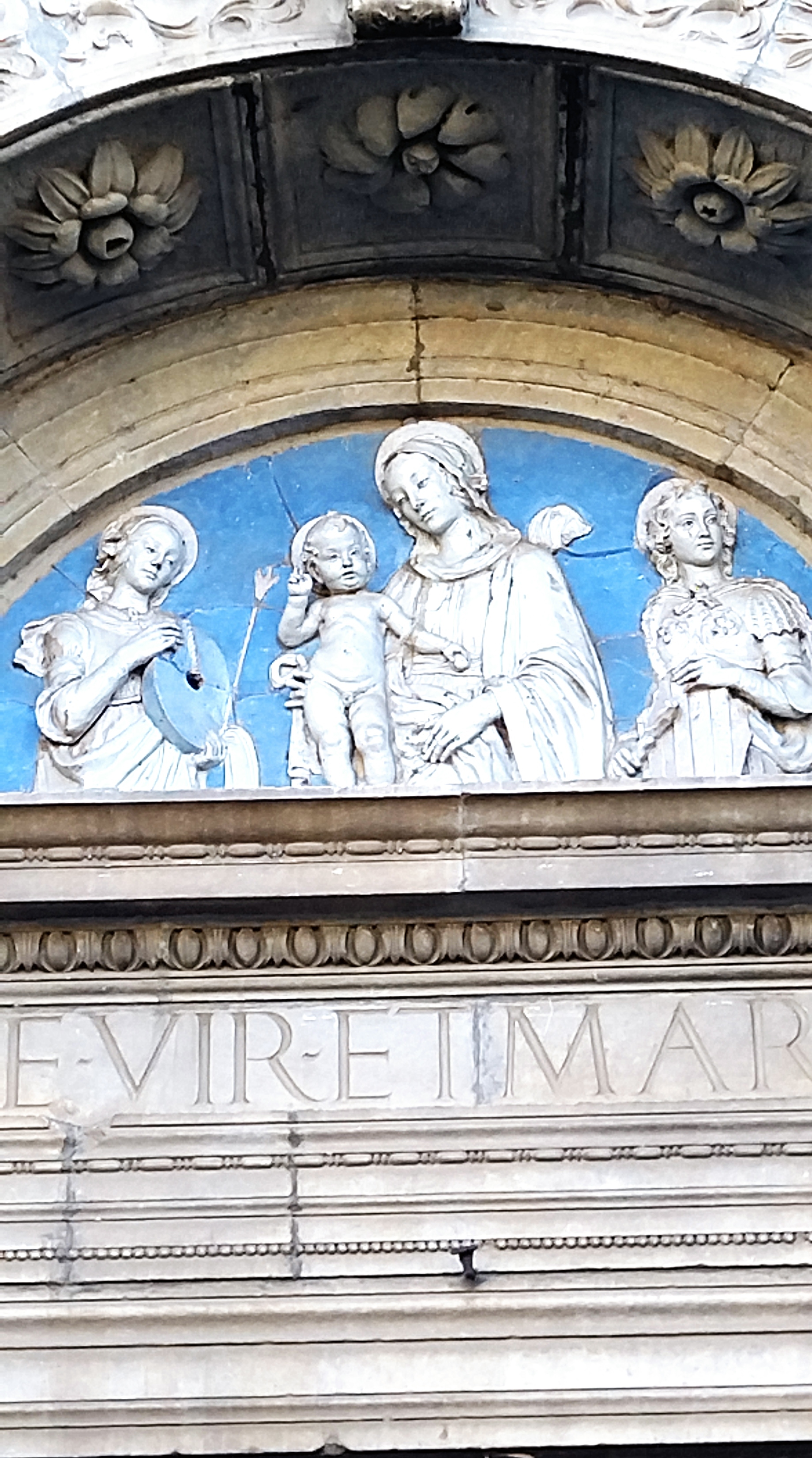 Benedetto Buglione, la Vergine con il figlio e i santi Cristina, Nicola e Caterina