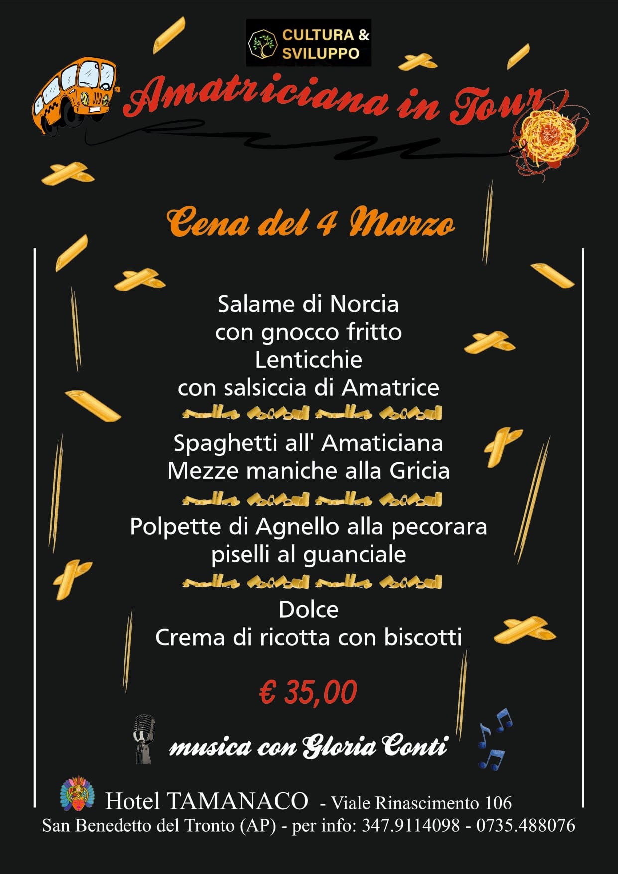 Tutti pazzi per la Amatriciana e...la sua storia. Servita e raccontata dal famoso chef Fabrizio Capannelli