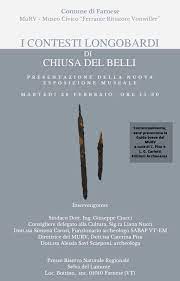 Dal MuRV - Museo Civico “Ferrante Rittatore Vonwiller “ la presentazione della nuova esposizione museale dedicata  ai contesti longobardi di Chiusa del Belli
