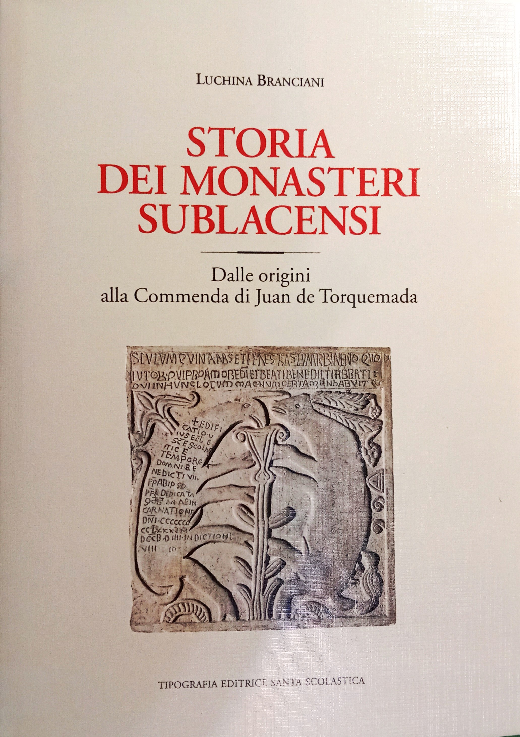 Storia dei monasteri Sublacensi dalle origini alla nascita della prima industria tipografica a caratteri mobili.