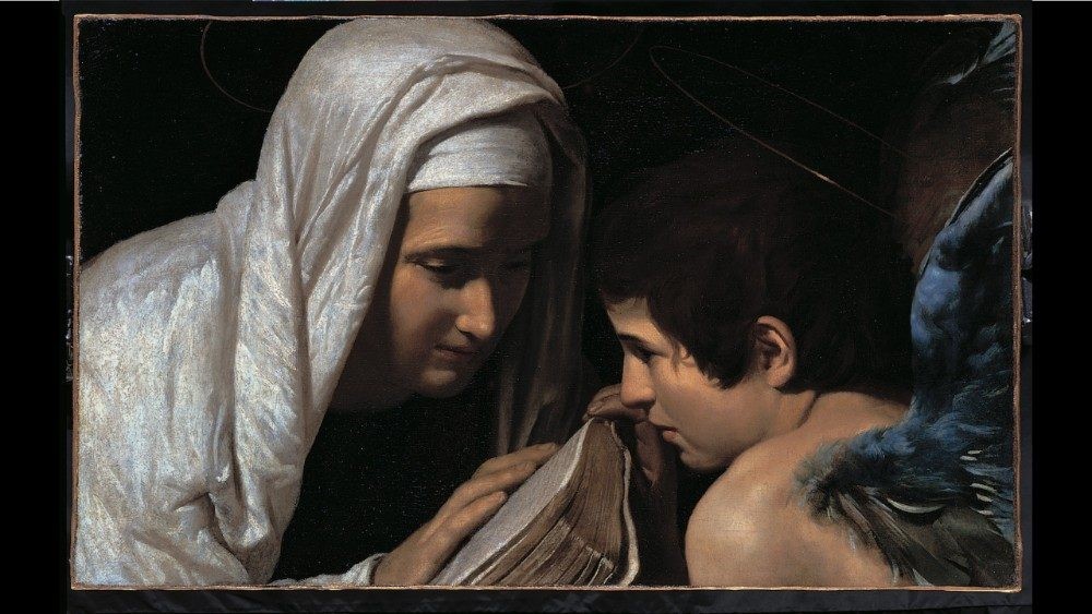 Giovanni Antonio Galli, detto Spadarino, Santa Francesca Romana e l'angelo, 1630 ca