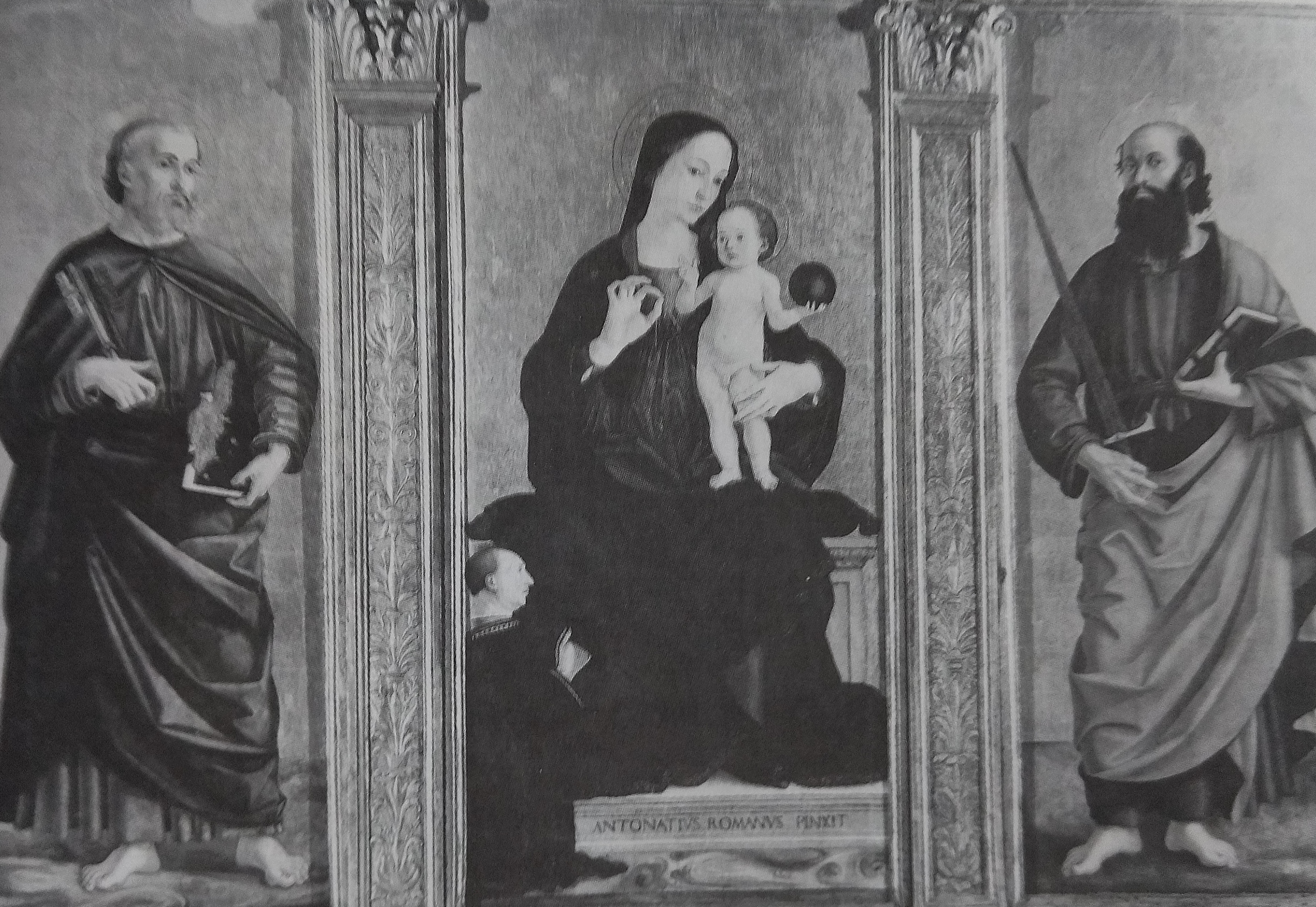 Madonna con il Bambino tra i Santi Pietro e Paolo, Fondi, chiesa di San Pietro