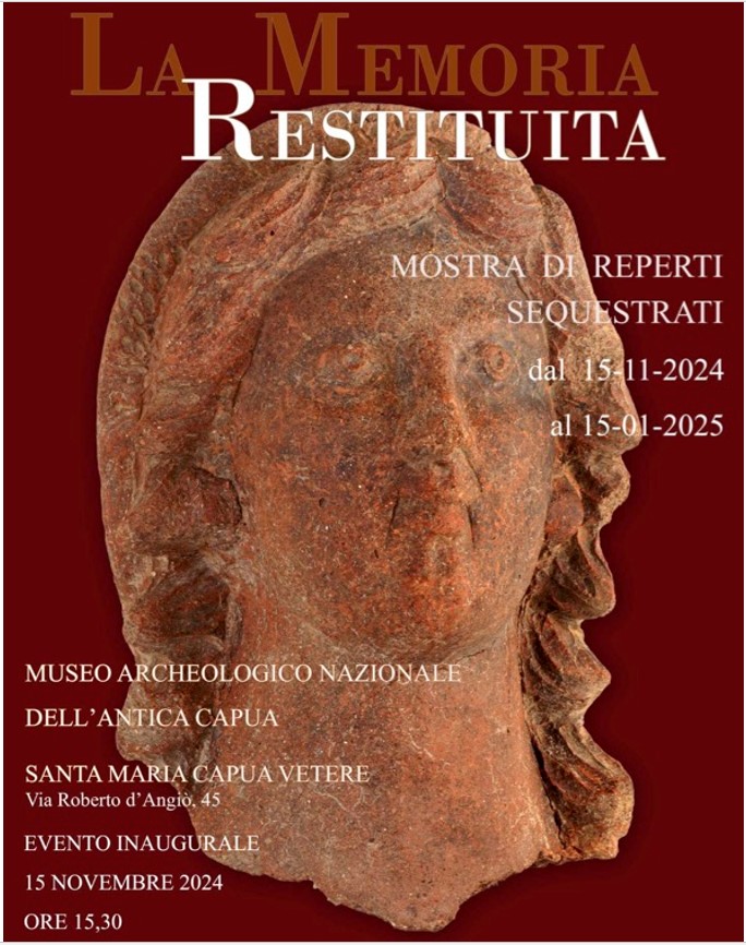 La memoria restituita. Mostra di reperti sequestrati. 