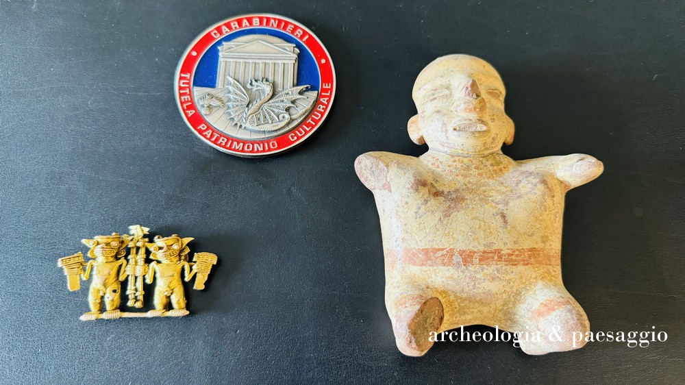 I Carabinieri TPC consegnano tesori Mesoamericani al Museo delle Civiltà di Roma